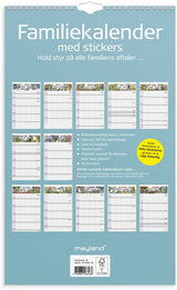 Mayland Familiekalender 2025 otto dickmeiss A3 4 personer