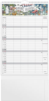 Mayland Familiekalender 2025 otto dickmeiss A3 5 kol.