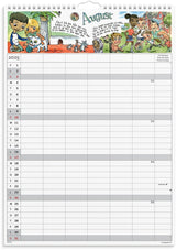 Mayland Familiekalender 2025 otto dickmeiss A3 6 kol