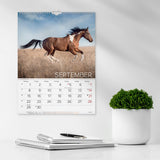 Mayland Vægkalender 2025 heste 29,5 x 39 cm