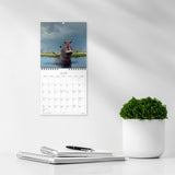 Mayland Vægkalender 2025 verdens dyr 16 x 16 cm