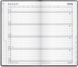 Mayland Index planner mini 202 pp mørk grå