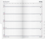 Mayland Index planner mini 2025 pp mørk grå