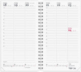 Mayland Week planner 2025 uge m/4 illu højformat