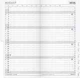 Mayland Index planner 2025 måned refill