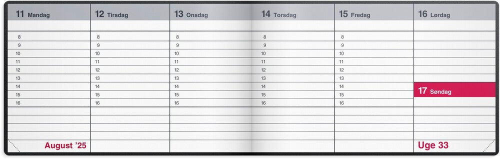 Mayland Bordkalender mini 2025 vinyl sort