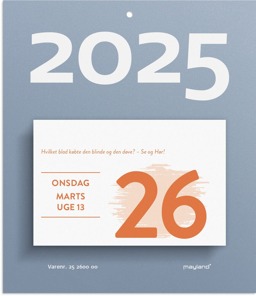 Mayland Afrivningskalender 2025 humør