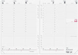 Mayland Kalender system 2025 uge A5 mappe i skind