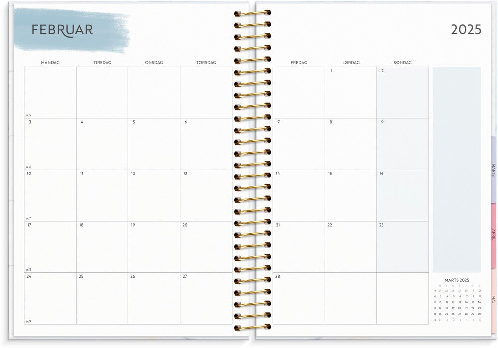Mayland Life organizer 2025 family panner uge