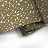 Flot gavepapir i metallic print 3 m x 70 cm