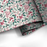 Flot gavepapir i metallic print 3 m x 70 cm