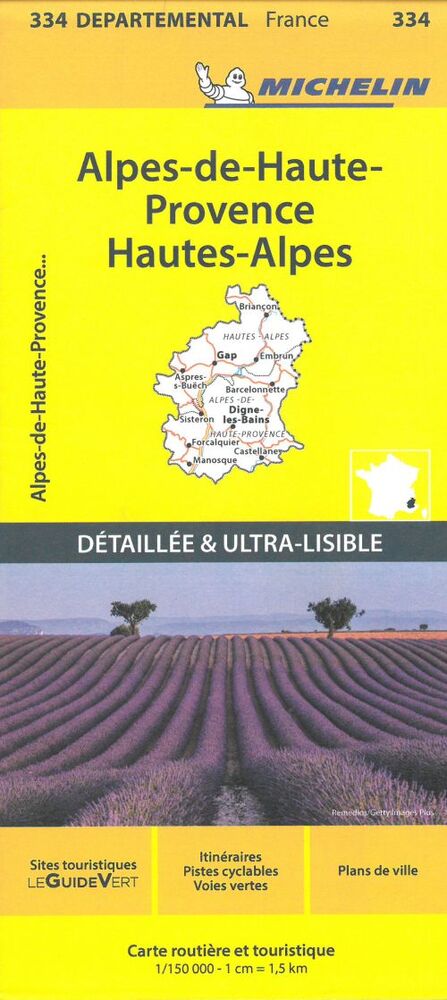 France blad 334: Alpes de Haute Provence, Hautes Alpes