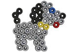 Hama maxi perler 3000stk + 4 plader i bøtte, gul