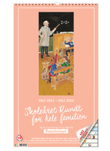 Familiekalender for hele familien m/5 kolonner Skoleåret Rundt 24/25