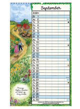 Familiekalender for hele familien m/5 kolonner Skoleåret Rundt 24/25