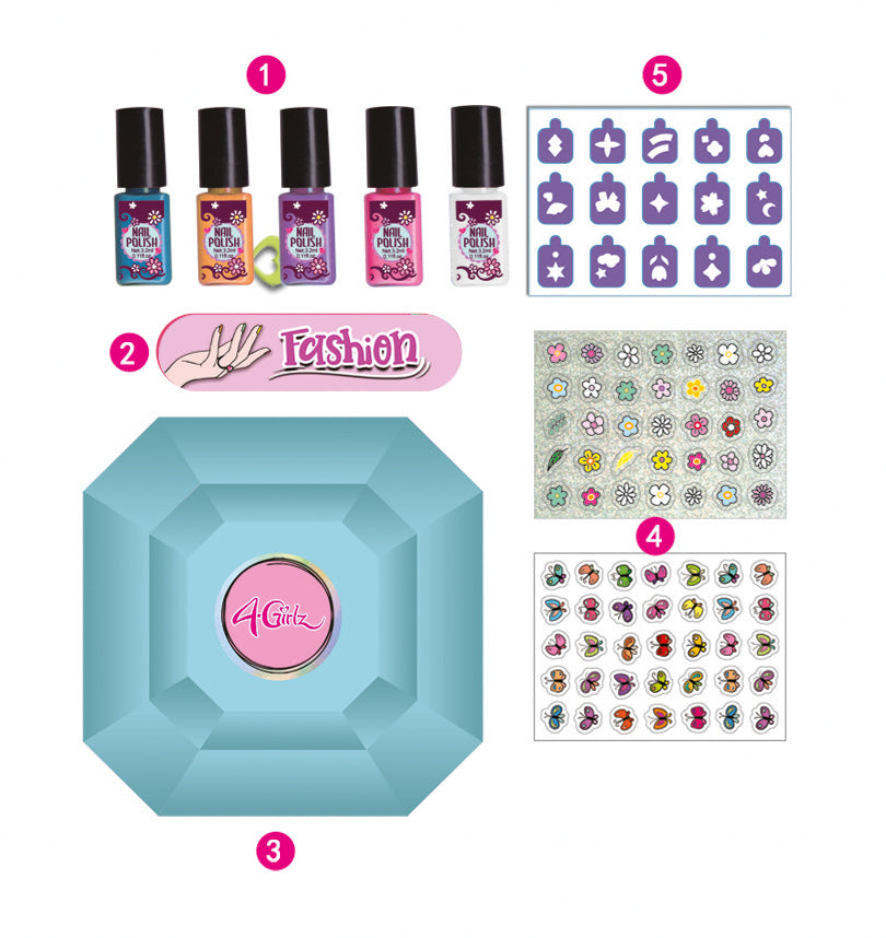 4-GIRLZ NAIL ART SÆT