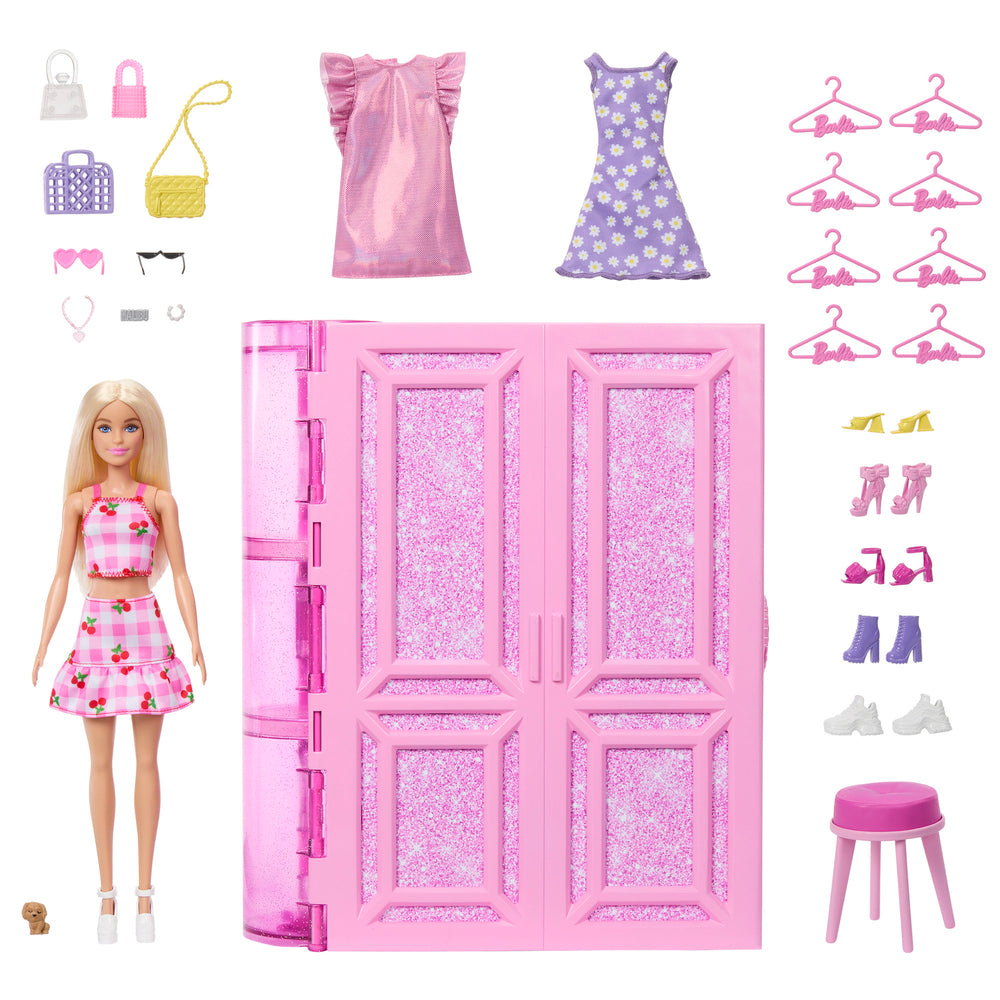 Barbie Fashion Fun Dream Closet med dukke
