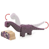 D2 Togbanesæt med dinosaurer