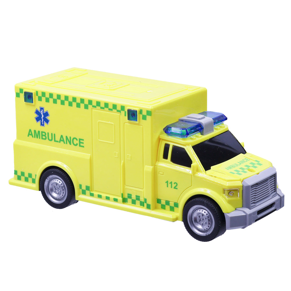 Ambulance med lys og lyd