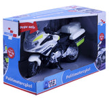 D2 Politimotorcykel med lys og lyd 18 cm