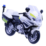 D2 Politimotorcykel med lys og lyd 18 cm