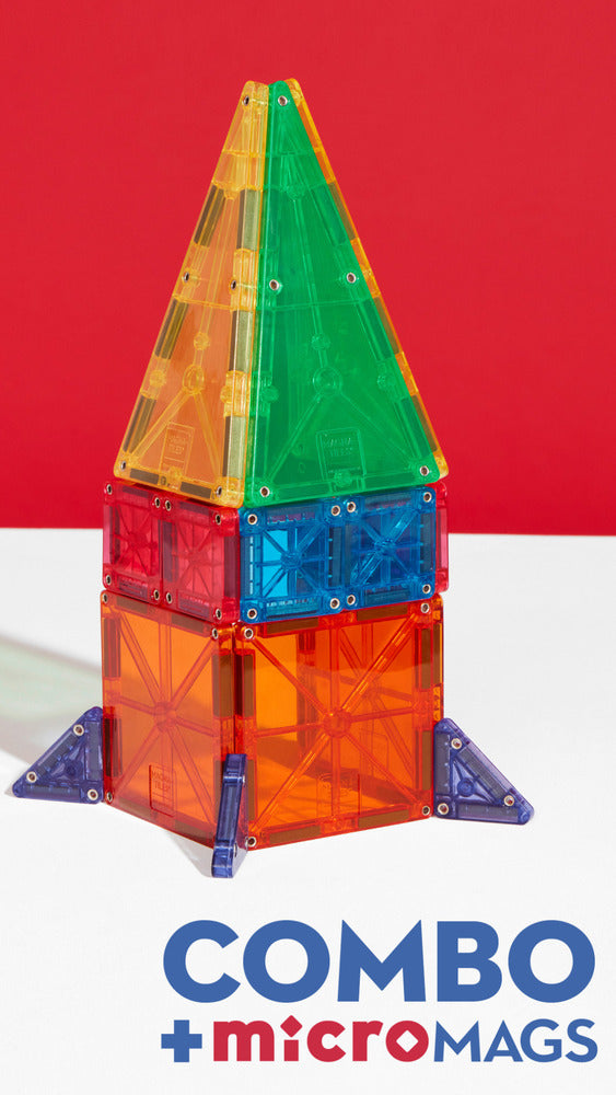 MAGNA-TILES microMAGS Combo 62 stk