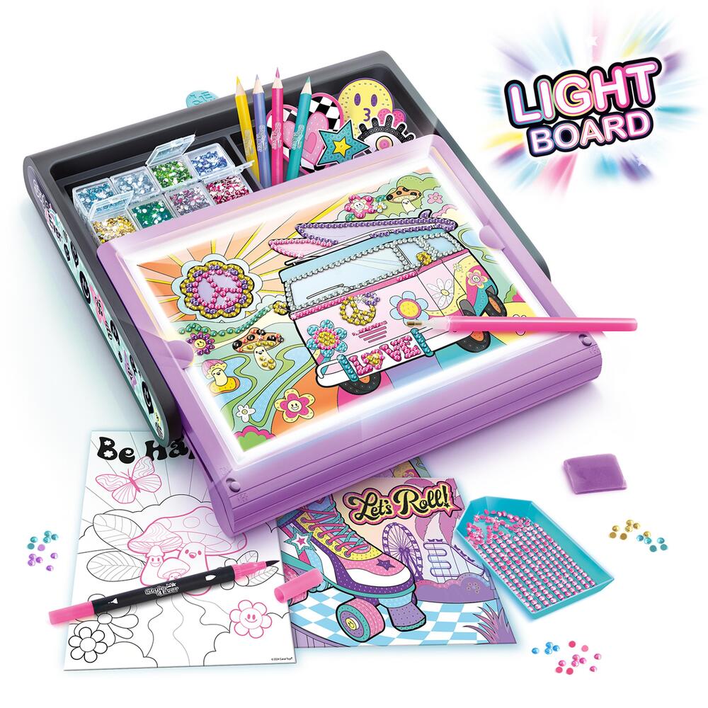 Style 4 Ever Diamond Art 3-i-1 Etui med LED-Lys