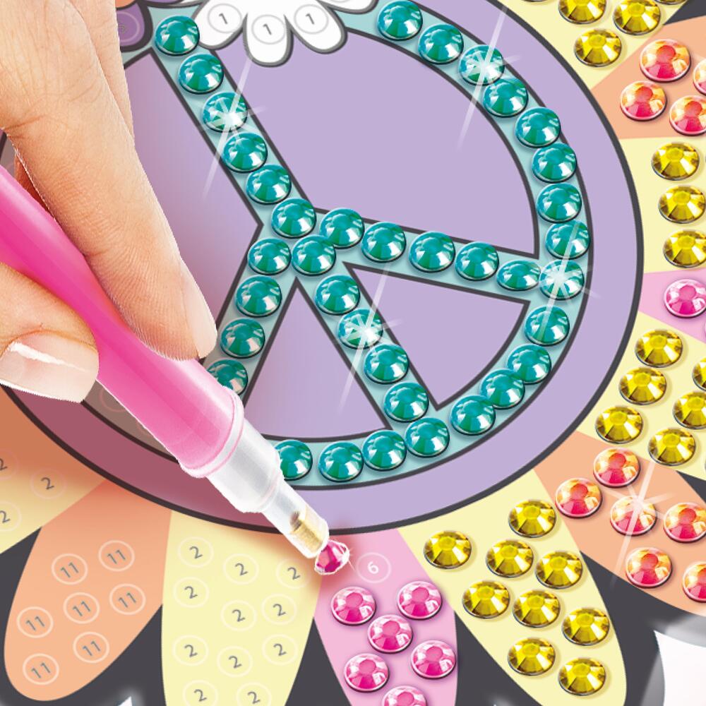 Style 4 Ever Diamond Art 3-i-1 Etui med LED-Lys