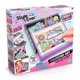 Style 4 Ever Diamond Art 3-i-1 Etui med LED-Lys