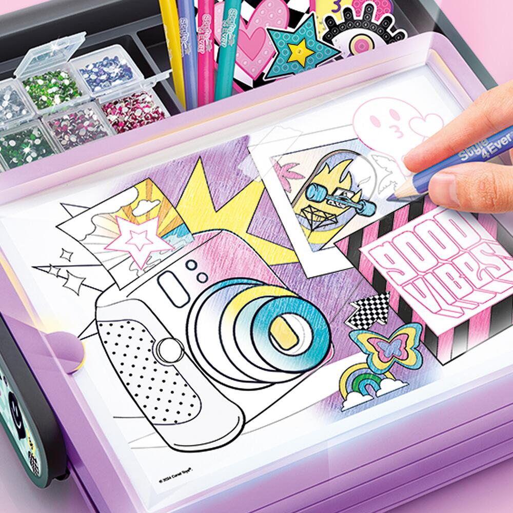 Style 4 Ever Diamond Art 3-i-1 Etui med LED-Lys