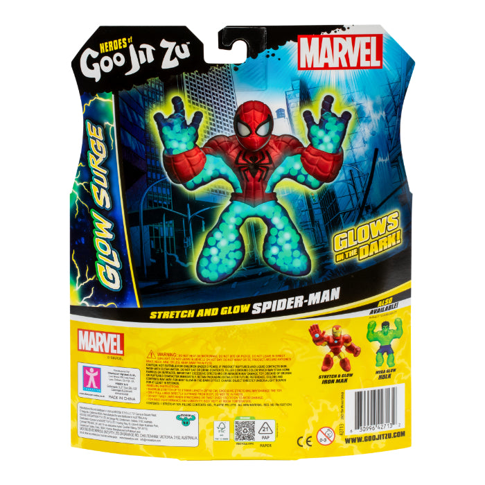 Goo Jit Zu Marvel Glow Surge Spiderman