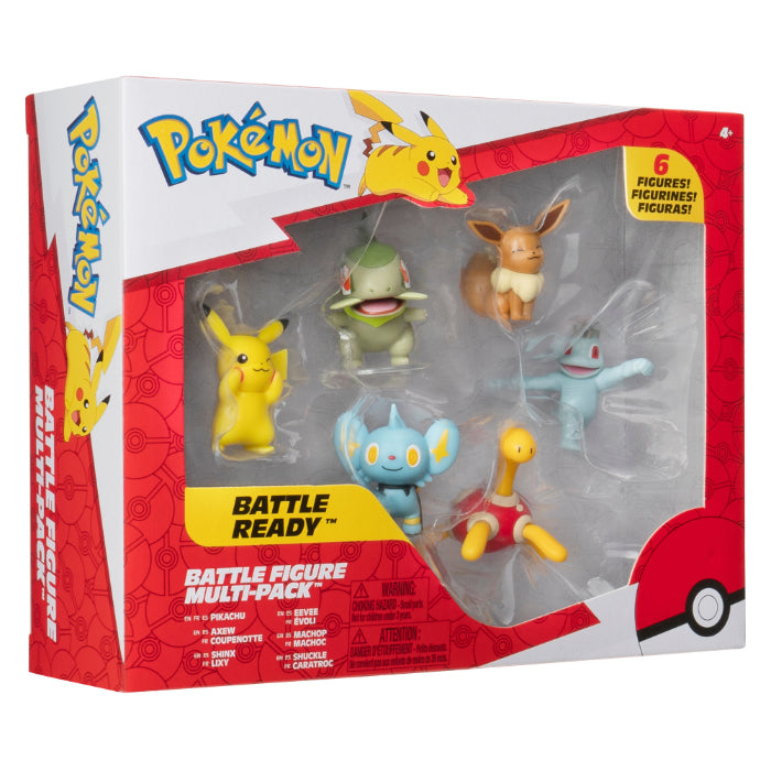 Pokemon Battle Figure 6-Pak