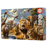 Puslespil wild animals 1000 brikker