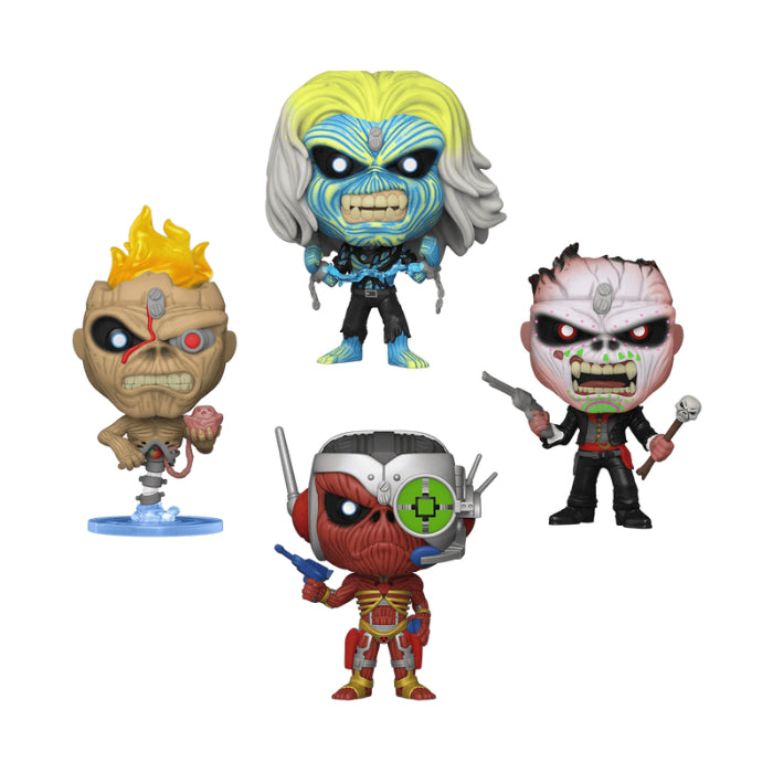 Funko! POP EXCLUSIVE 4-PAK Iron Maiden
