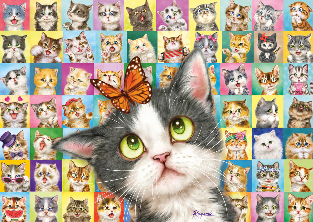 Puslespil Cat Mimic 1000 brikker