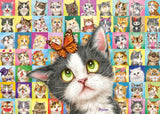 Puslespil Cat Mimic 1000 brikker