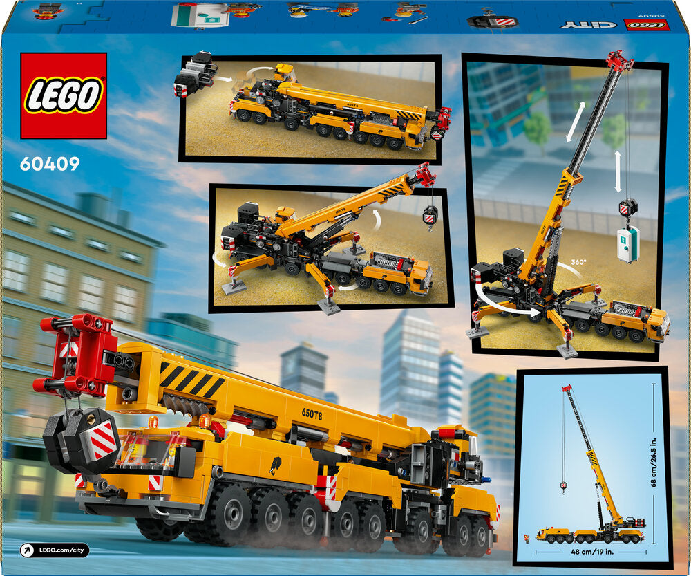 60409 LEGO City Big Vehicles Gul mobil byggekran