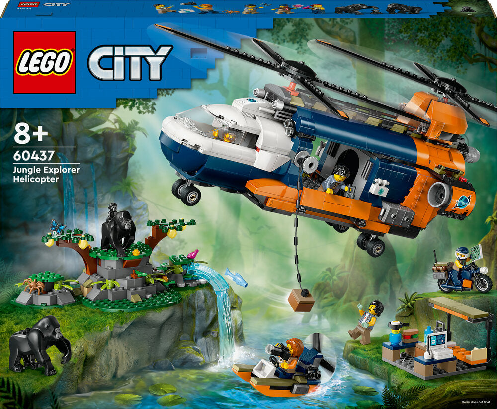 60437 LEGO City Exploration Jungleeventyr – helikopter og ekspeditionsbase