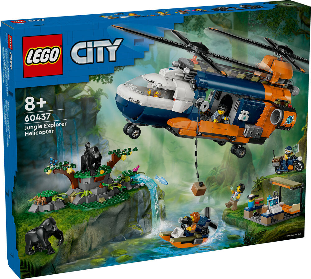 60437 LEGO City Exploration Jungleeventyr – helikopter og ekspeditionsbase