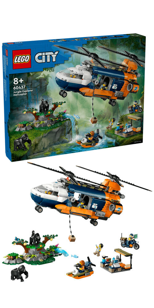 60437 LEGO City Exploration Jungleeventyr – helikopter og ekspeditionsbase