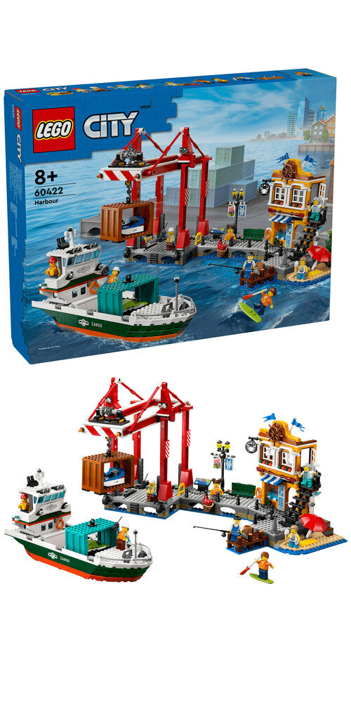 60422 LEGO My City Havnefront med fragtskib