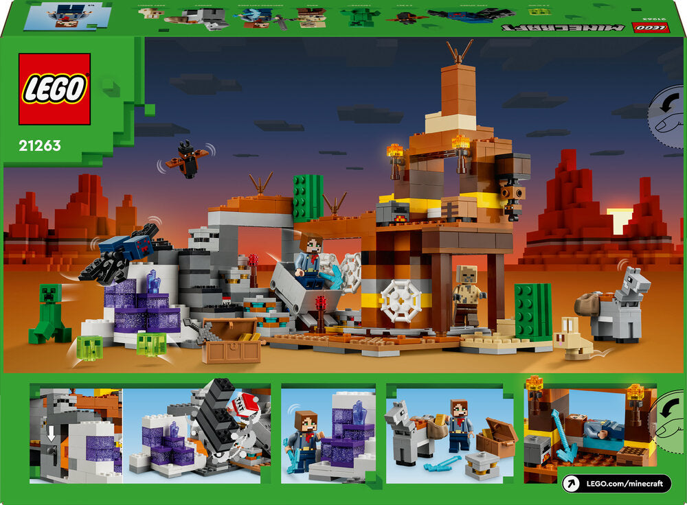 D2 21263 LEGO Minecraft Badlands-mineskakten