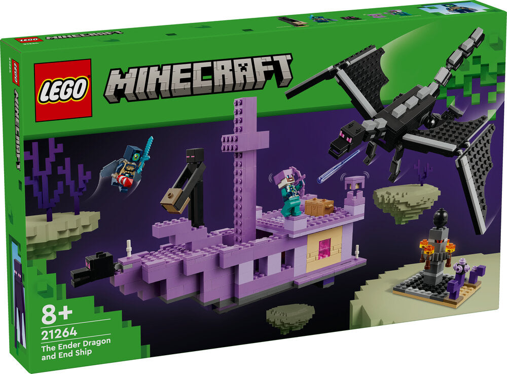 21264 LEGO Minecraft Ender-dragen og End-skibet
