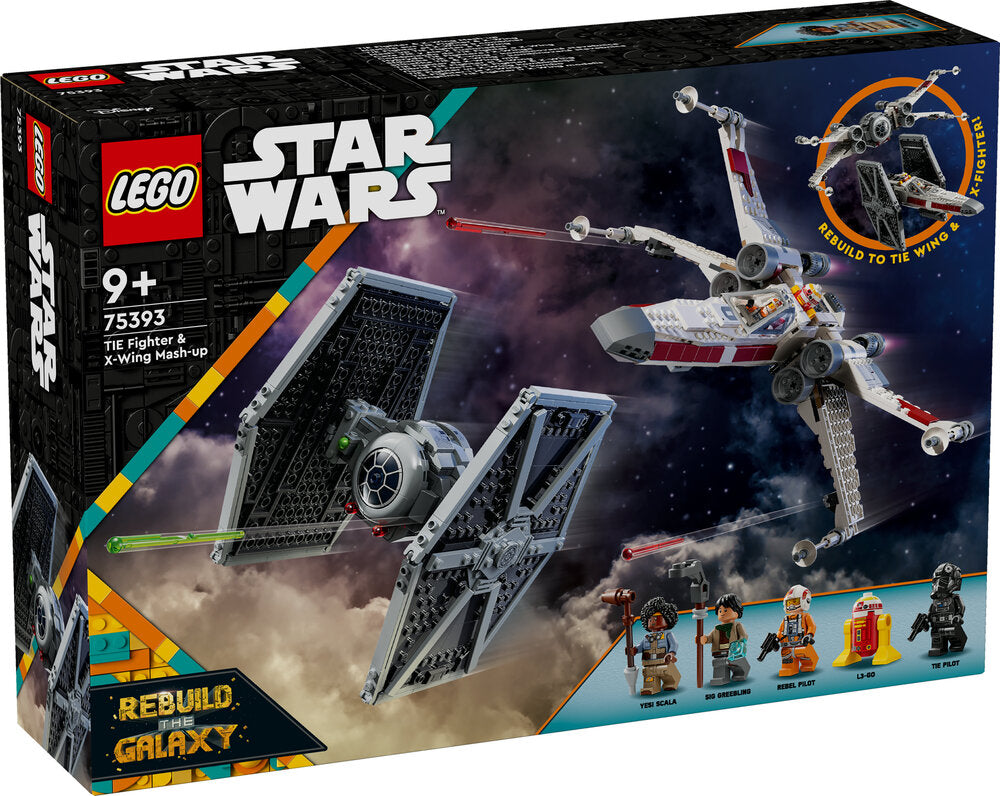 75393 LEGO Star Wars Kombimodel: TIE-jager og X-wing