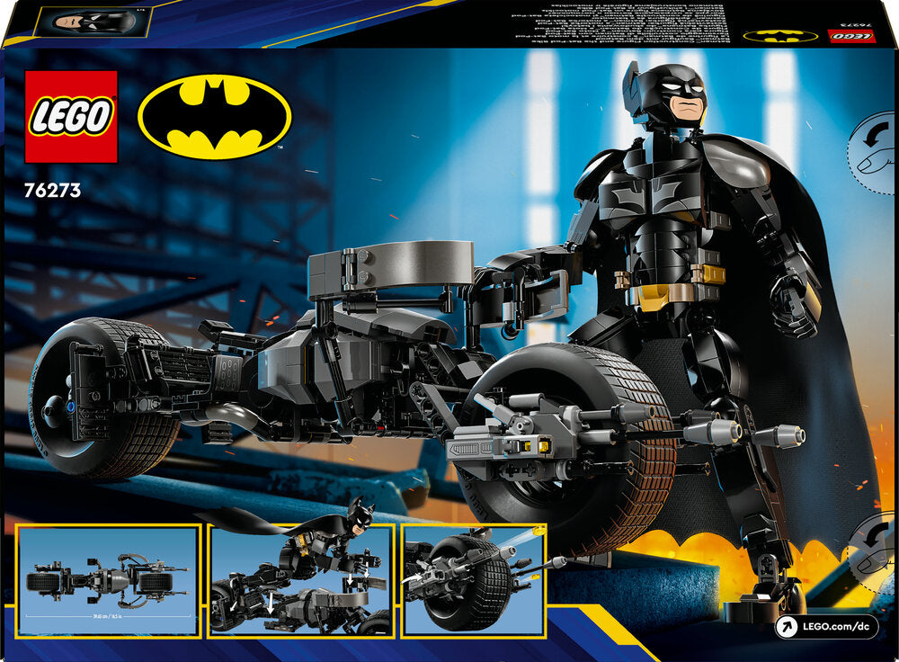 76273 LEGO Super Heroes DC Byg selv-figur af Batman™ og Batpod-motorcyklen