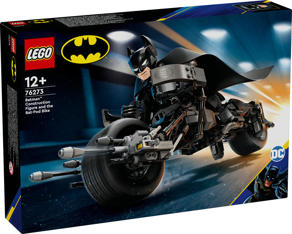 76273 LEGO Super Heroes DC Byg selv-figur af Batman™ og Batpod-motorcyklen