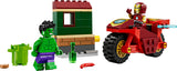 76287 LEGO Super Heroes Marvel Iron Man med motorcykel og Hulk