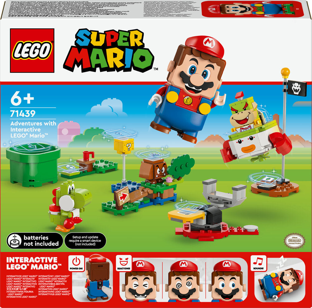 D3 71439 LEGO Super Mario Eventyr med interaktiv LEGO® Mario™