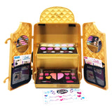 SHIMMER N SPARKLE COSMETIC BACKPACK GOLD