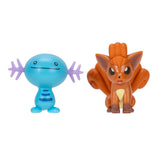 POKEMON BATTLE FIGURE WOOPER AND VULPIX